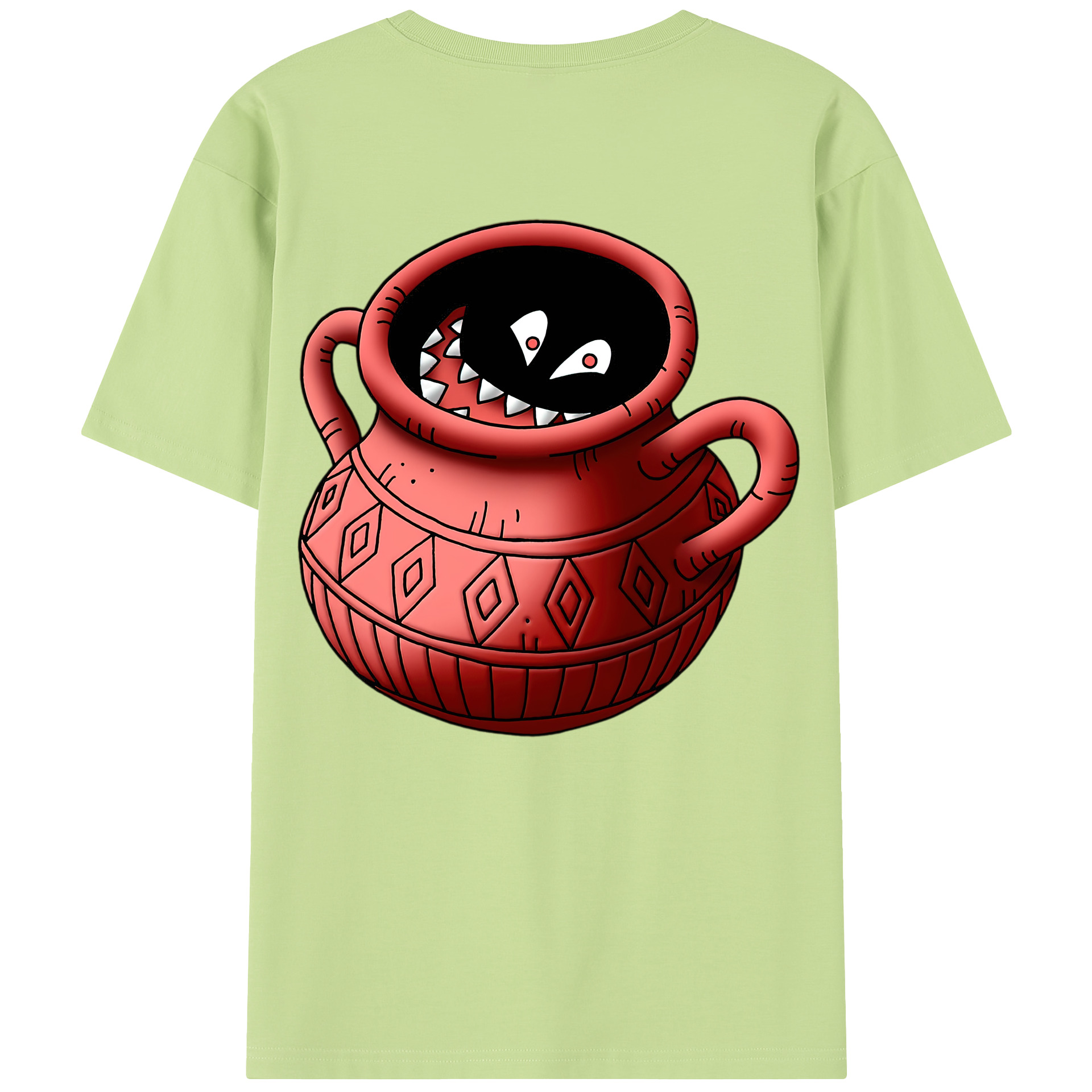 （画像用） ドラゴンクエスト Doragon Kuesuto Dragon Quest 綿100％半袖Tシャツ（背面プリント）